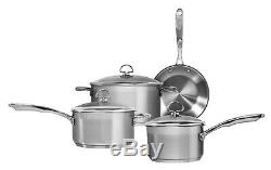 Chantal Induction 21 Stainless Steel 7 Piece Cookware Set SLIN-7 NEW