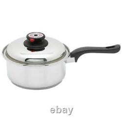 Chefs 17 Piece T304 Steam Control Stainless Steel 7 Ply Cookware Set