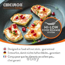Circulon 4 Piece Cookware Set Glass Lids Non Stick, Induction, Dishwasher Safe