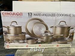 Circulon Bronze Premier Professional 13-piece Hard Anodized Cookware Set