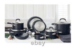 Circulon Premier Hard Anodised Induction 13 Piece Cookware Set in Black. K