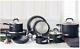 Circulon Premier Hard Anodised Induction 13 Piece Cookware Set In Black New