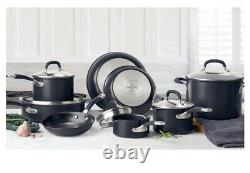 Circulon Premier Hard Anodised Induction 13 Piece Cookware Set in Black.r