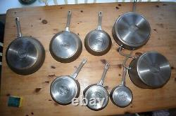 Circulon Premier Hard Anodised Induction 13 Piece Cookware Set in Bronze