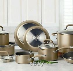 Circulon Premier Hard Anodised Induction 13 Piece Cookware Set in Bronze