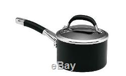 Circulon Premier Professional Hard Anodised Cookware Set, Black 5 Piece Pan