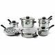Cookware Set Surgical Stainless Steel Waterless 17 Piece Kitchen Gift New