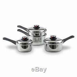 Cookware Set Surgical Stainless Steel Waterless 17 Piece Kitchen Gift New