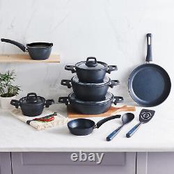 Cookware Set with Kitchen Utensil Set, Karaca BioDiamond Powerful, 14 Piece