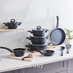 Cookware Set with Kitchen Utensil Set, Karaca BioDiamond Powerful, 14 Piece