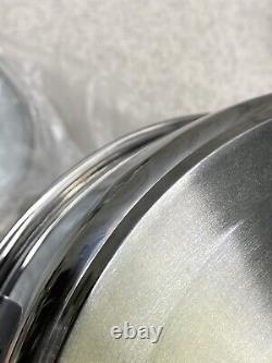 Cristel Casteline Tech 11-Piece Cookware Set New with 2 Pieces Damages