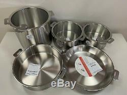 Cristel Strate 12-Piece Stainless Cookware Set