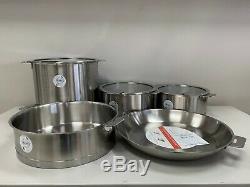 Cristel Strate 12-Piece Stainless Cookware Set