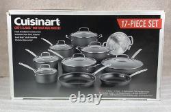 Cuisinart 17-Piece Hard Anodized Nonstick Cookware Set 66-17N