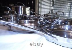 Cuisinart 77-11G Chef s Classic Collection 11 Piece Stainless Steel Cookware Set