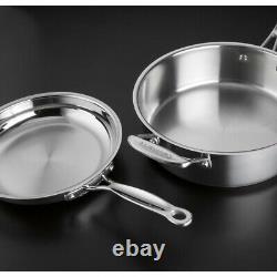 Cuisinart 77-11G Chef's Classic Stainless 11-Piece Cookware Set