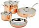 Cuisinart Ctp-7am Copper Tri-ply Stainless Steel 7-piece Cookware Set