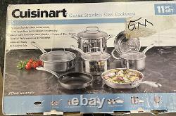 Cuisinart Chef's Classic 11-Piece Cookware Set, Stainless Steel