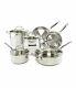 Cuisinart Chef's Classic Stainless Steel 11 Piece Cookware Set (77-11g)