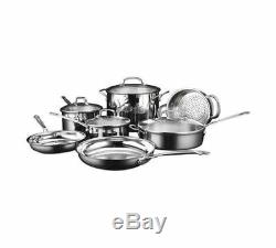 Cuisinart Chef's Classic Stainless Steel Cookware 11 Piece Set 1217 New In Box