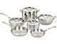 Cuisinart French Classic 10 Piece Cookware Set Stainless Steel Fct-10