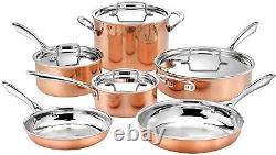 Cuisinart Tri-Ply Copper 10-piece Cookware Set. Brand New, Still in Box