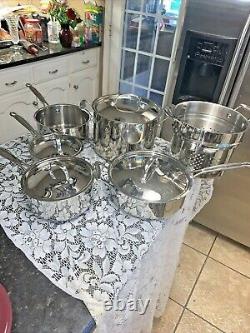 Cuisinart stainless steel cookware set 10 pieces
