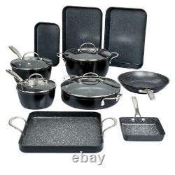 Curtis Stone 14-piece DuraPan Nonstick All-Purpose Cookware Set-Turquoise