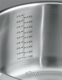 ELO 14 Piece Premium Stainless Steel Induction Cookware Silver Pots & Pans Set