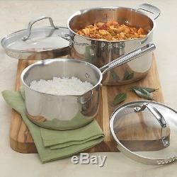 Emeril Lagasse 12 Piece Copper Core Stainless Steel Induction Safe Cookware Set