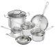 Emeril Lagasse 12 Piece Stainless Steel Induction Safe Cookware Set New