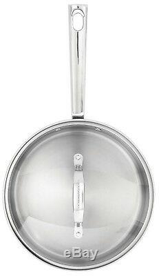 Emeril Lagasse 12 Piece Stainless Steel Induction Safe Cookware Set NEW