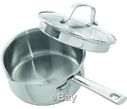 Emeril Lagasse 12 Piece Stainless Steel Induction Safe Cookware Set NEW