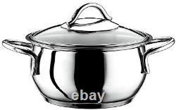 Evimsaray Sevval Collection 8-piece Stainless Steel Cookware Set