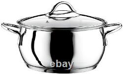 Evimsaray Sevval Collection 8-piece Stainless Steel Cookware Set
