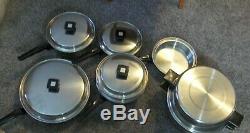 FLAVOR SEAL COOKWARE 13 Piece Set Waterless Cookware Vintage Great Condition