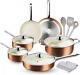 Fruiteam 13-piece Pots And Pans Set, Cookware Set Non-stick Ceramic Coating