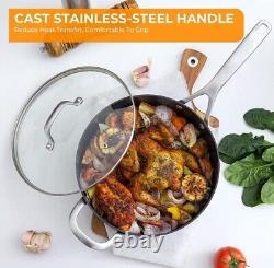 Fadware Pots and Pans Set Nonstick 10-Piece Hard Anodized Cookware Set