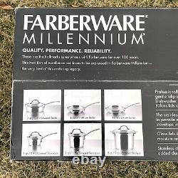 Farberware Millennium 10-Piece Stainless Steel Cookware Set New