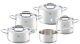 Fissler Riva 5 Piece Cookware Set Stainless Steel Induction From Selfridges Home