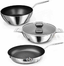 GIONIEN Nonstick Cookware Set, Induction Pots and Pans Sets 4-Piece
