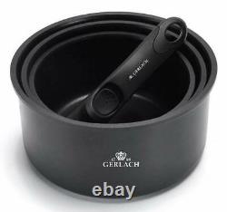 Gerlach Smart 4-piece Cookware Set Saucepans 16/18/20 Removable Handle Pots Pot