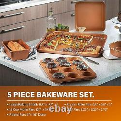 Gotham Steel 20 Piece All in One Kitchen Cookware + Bakeware Set