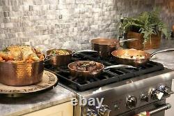 Gotham Steel Hammered Copper 15 Piece Nonstick Cookware Set As Seen on TV
