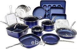 Granite Stone Pots and Pans Set, 20 Piece Complete Cookware + Bakeware Set with