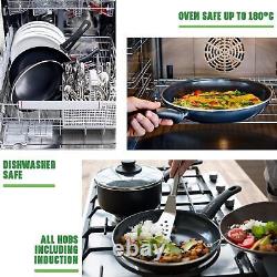 GreenChef Diamond Healthy Ceramic Non-Stick 7-Piece Cookware Pots and Pans Set