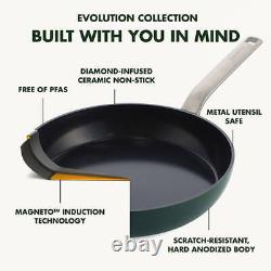 GreenPan Evolution Ceramic Non-stick 3 Piece Cookware Set