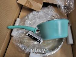 Green Pan 11-piece Cookware Set with Ceramic Nonstick Turquoise K42000