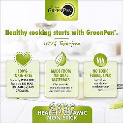 Greenpan Lima Healthy Ceramic Nonstick, Cookware Pots And Pans Set, 12 Piece, Gr