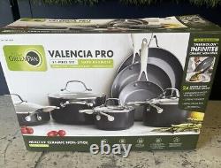 Greenpan Valencia Anodised Ceramic Cookware Set, 11 Piece